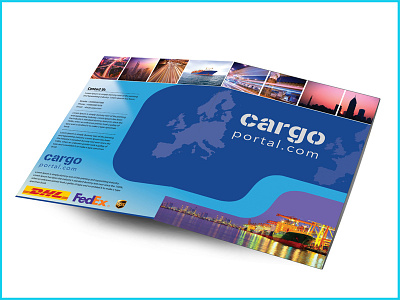 Cargo Portal Brochure branding brochure design design illustration