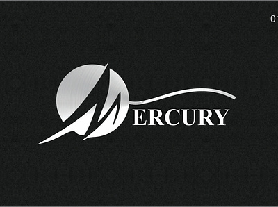 Mercury logo design illustration logo vector