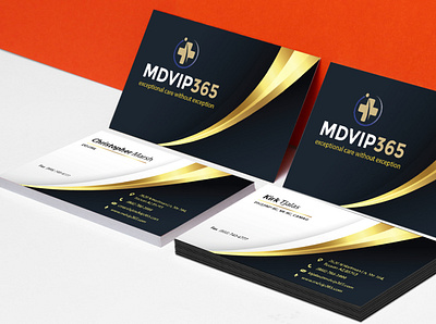 MDVIP3645 business card design design illustration