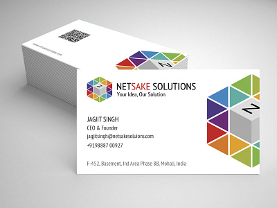 Visiting Card Design netsake