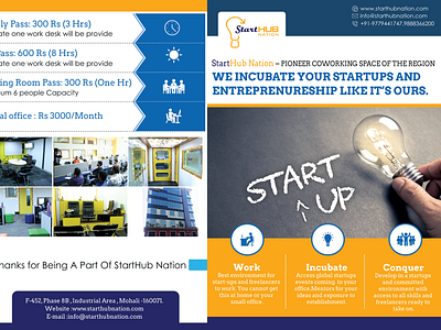 StartHub Nation Brochure brochure design design illustration