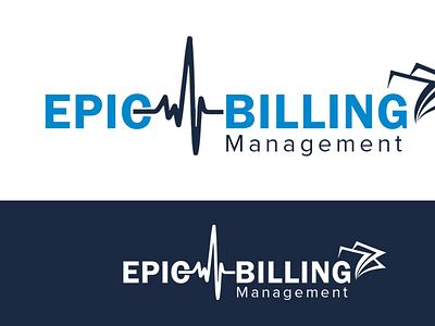 Epic Billing Management Logo graphic design illustration logo typography