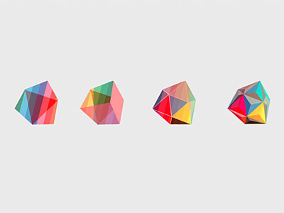 Hi Poly_ mark progression branding evolution geodesic geometry isometric logo mark motion polygon spectrum vox