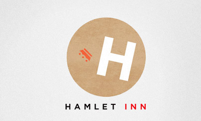 Hamlet Inn | Logo crown danish hamlet identity inn kitsch logo mid-century modern symbolism