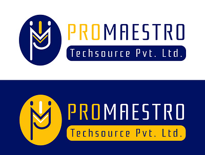 LOGO DESIGN - Promaestro Techsource graphic design logo