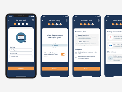 Satek - Fintech app mobile app ui ux