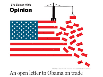 Boston Globe Op-Ed illustration