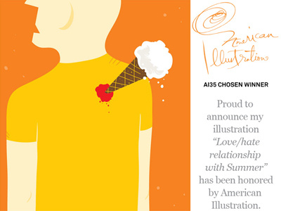 American Illustration winner! award illustration summer
