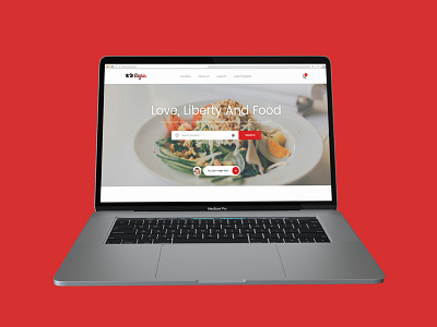 Order Food From Restaurants Website clean food get food minimal online order restaurant web web app web site website