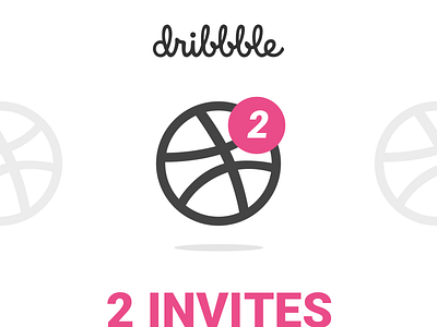 2 dribbble invites design dribbble give away invite shot