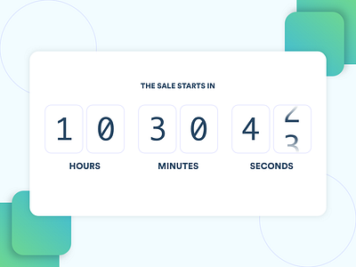 Daily UI Challenge #014 - Countdown Timer animation app challenge clean count countdown creative dailyui design dribbble gif illustration minimal sketch timer typography ui ux web website