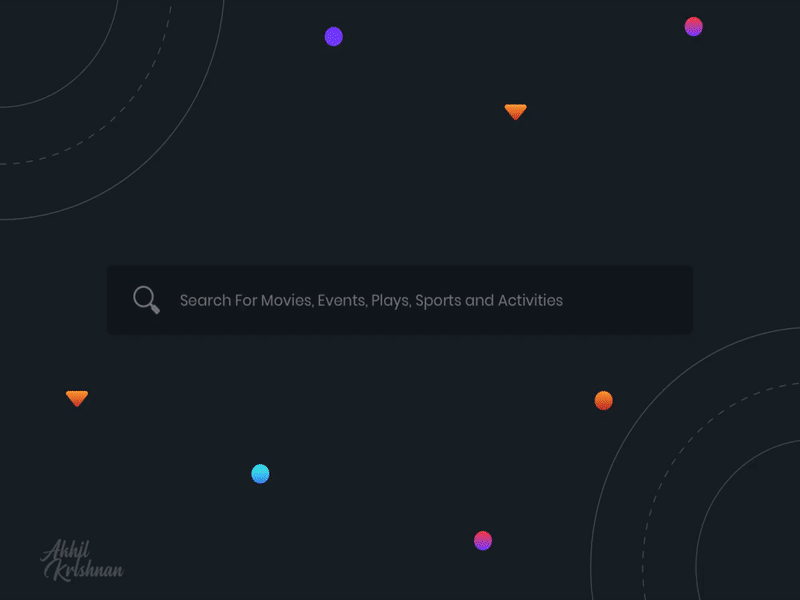 Daily UI Challenge 022 - Search android animation app challenge clean concept creative dailyui design dribbble gif ios minimal movie prototype search ui ux web website