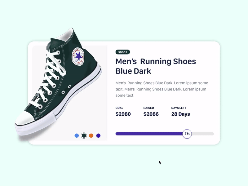 Daily UI Challenge 032 - Crowdfunding Campaign