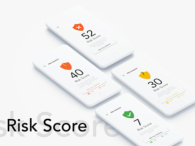 Conclusion Page clean conclusion dribbble invisible result risk security ui ux white
