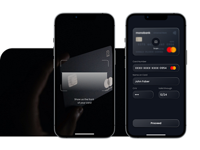 Credit Card Scan credit card debit card privacy scan secutiry ui design visual design