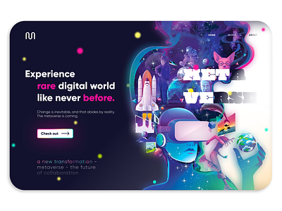 MetaVerse Landing page