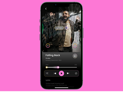 Music player UI