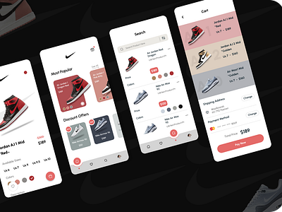 nike store e commerce application