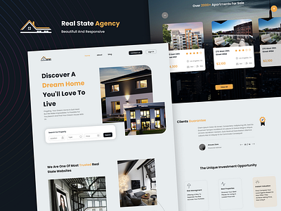 real state website design