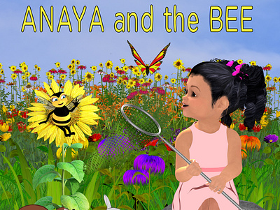 Anaya bee childrens illustration girl illustration