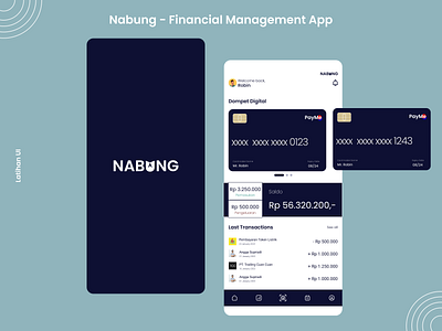 Financial Management App ( Nabung ) design finance management mobile app ui ux