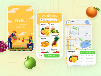 Ecolife UX/UI design app
