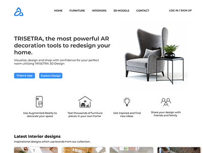 TRISETRA app branding design graphic design typography ui ux web