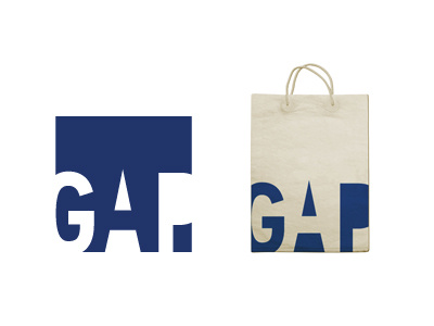 GAP Logo Redesign for fun gap logo redesign test