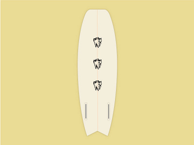 Metaphysical Ripper illustration surfboard