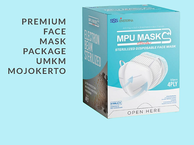 Premium Face Mask Packaging SSS minimal packaging design