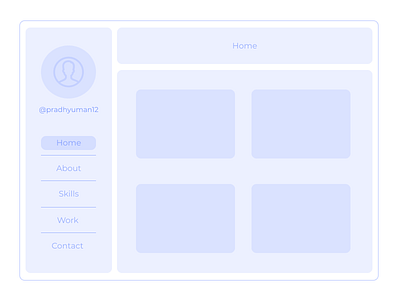 One Page UI design glass glassmorphism minimal onepage ui web