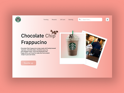 Starbucks Landing page