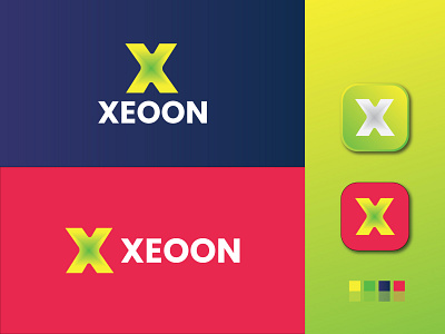 Modern Letter "X" Logo Design 3d animation branding design flat graphic design illustration logo motion graphics ui