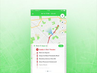 Citymapper Redesign app card citymapper ios map maps mobile proposal redesign route ui ux