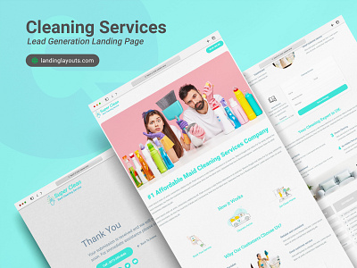 Super Clean Lead Generation Landing Page