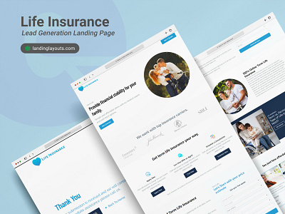 Term Life Insurance Lead Generation Landing Page