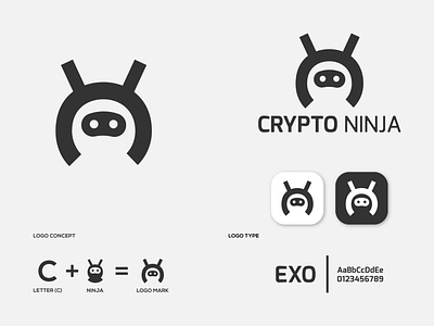 Crypto Ninja | C Letter Logo Concept