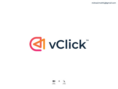 vClick Logo Concept | Video Camera Studio Logo | Logo Design best app icon best studio logo design brand guideline branding film maker logo design film maker studio logo logo logo concept logo design modern logo top vector logo top video logo icon vector logo video camera video camera logo video camera logo icon video camera minimalist logo video production logo