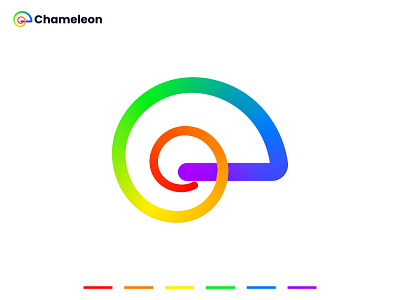 Chameleon Logo Concept | Modern C Letter Logo Design