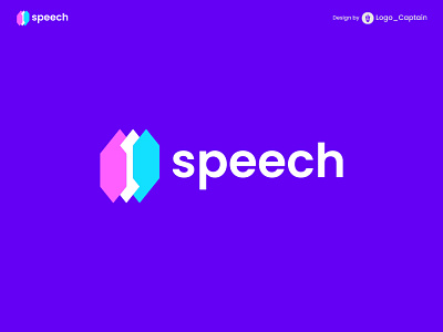 Speech Logo Design | Social media