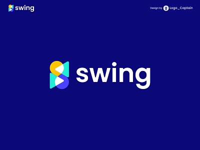 swing | Video Streaming Logo best logo designer brand design branding dribbble shot e commerce letter mark logo live streaming logo logo logo concept logo maker logocaptain studio modern logo overlapping logo print professional logo streaming streaming on tv logo swing logo