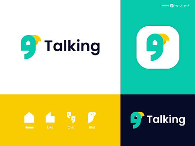 Talking - Builder Logo Concept