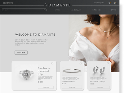 Diamante : A fine diamond jewelry website