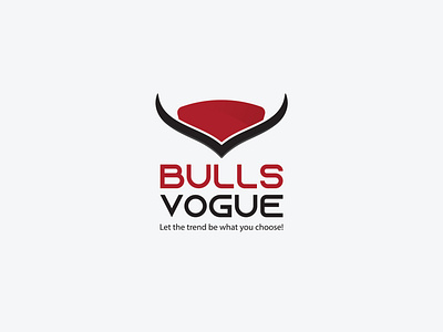 Logo Designed for Bulls Vogue best logo designs branding bull logo creative and modern logo creative and modern logo design designer illustration latest logo design logo design minimal modern logos