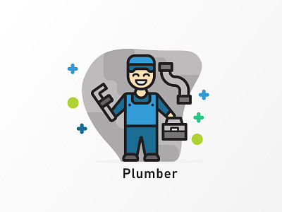 Plumber Icon branding design flaticon icon icon app icon set illustration plumber project vector web