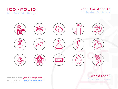 Food Icon - Iconfolio flaticon icon icon app icon design icon set illustration line icon ui vector website icon