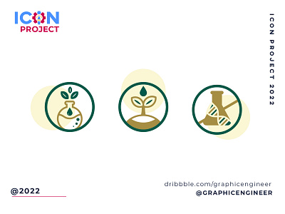 Icon Project - Organic Food Icon Set