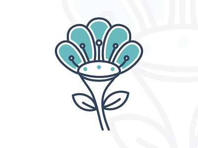 Floral Flat Icon