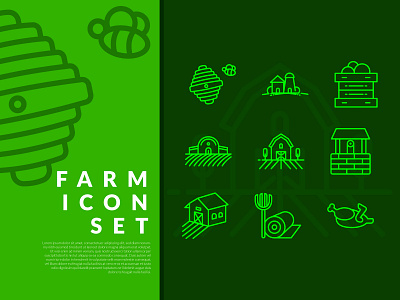 Farm Icon Set