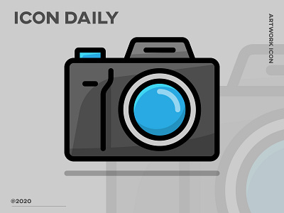 Flat Icon Camera branding camera icon flaticon grey icon icon app icon design illustration line icon project ui